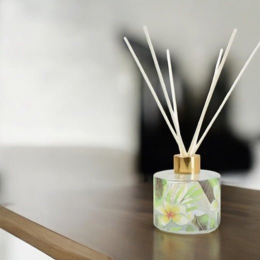 Bali Whirl Reed Diffuser Gift Set - 150ml Sea Salt Home Fragrance. Coastal & Spa Scented Diffuser for Home Decor - Cherish Home