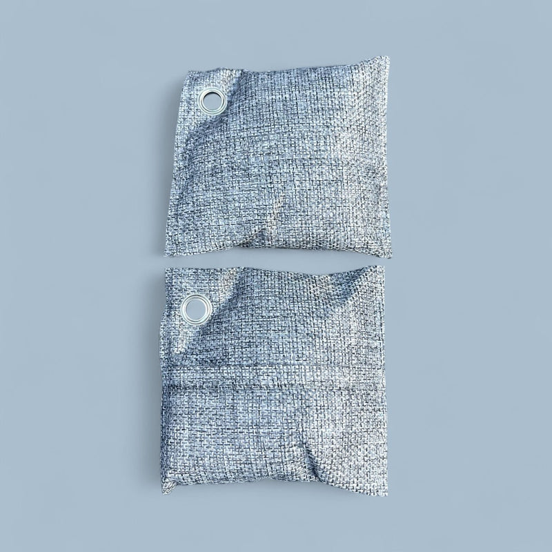Bamboo Charcoal Air Purifier Bags (Grey) - Set of 2 - Cherish Home