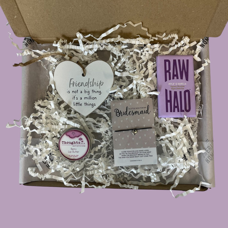 Bridesmaid Gift Set Letterbox - Sophisticated Wedding Party Proposal Thank You Gift - Cherish Home