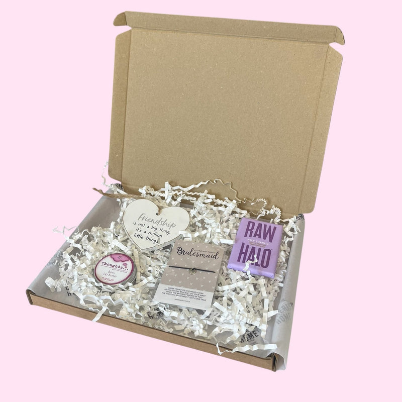 Bridesmaid Gift Set Letterbox - Sophisticated Wedding Party Proposal Thank You Gift - Cherish Home
