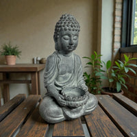 Buddha Tealight Holder Ornament - 20cm - Cherish Home