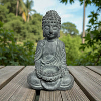 Buddha Tealight Holder Ornament - 20cm - Cherish Home