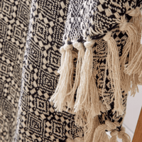 Casa Blanca Soft Cotton Throw - 127 x 152cm, Cosy & Decorative Blanket for Sofa, Bed & Home - Cherish Home