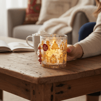 Charming LED Gingerbread Kisses Candle Battery - Powered Gingerbread House, Tree & Candy Cane Figures - Cherish Home