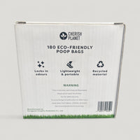 Cherish Planet Dog Poo Bags & Dispenser - Eco - Friendly, Thick Pet Waste Pick Up Bags Dispenser and 12 rolls included - Cherish Home