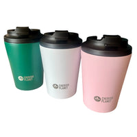 Cherish Planet Green Coffee Mug 360ml - Portable Stainless Steel 12oz Coffee Cup for Home & Office - Cherish Home