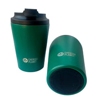 Cherish Planet Green Coffee Mug 360ml - Portable Stainless Steel 12oz Coffee Cup for Home & Office - Cherish Home