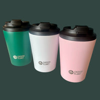 Cherish Planet Green Coffee Mug 360ml - Portable Stainless Steel 12oz Coffee Cup for Home & Office - Cherish Home