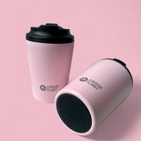 Cherish Planet Pink Coffee Mug 360ml - Portable Stainless Steel 12oz Coffee Cup for Home & Office - Cherish Home