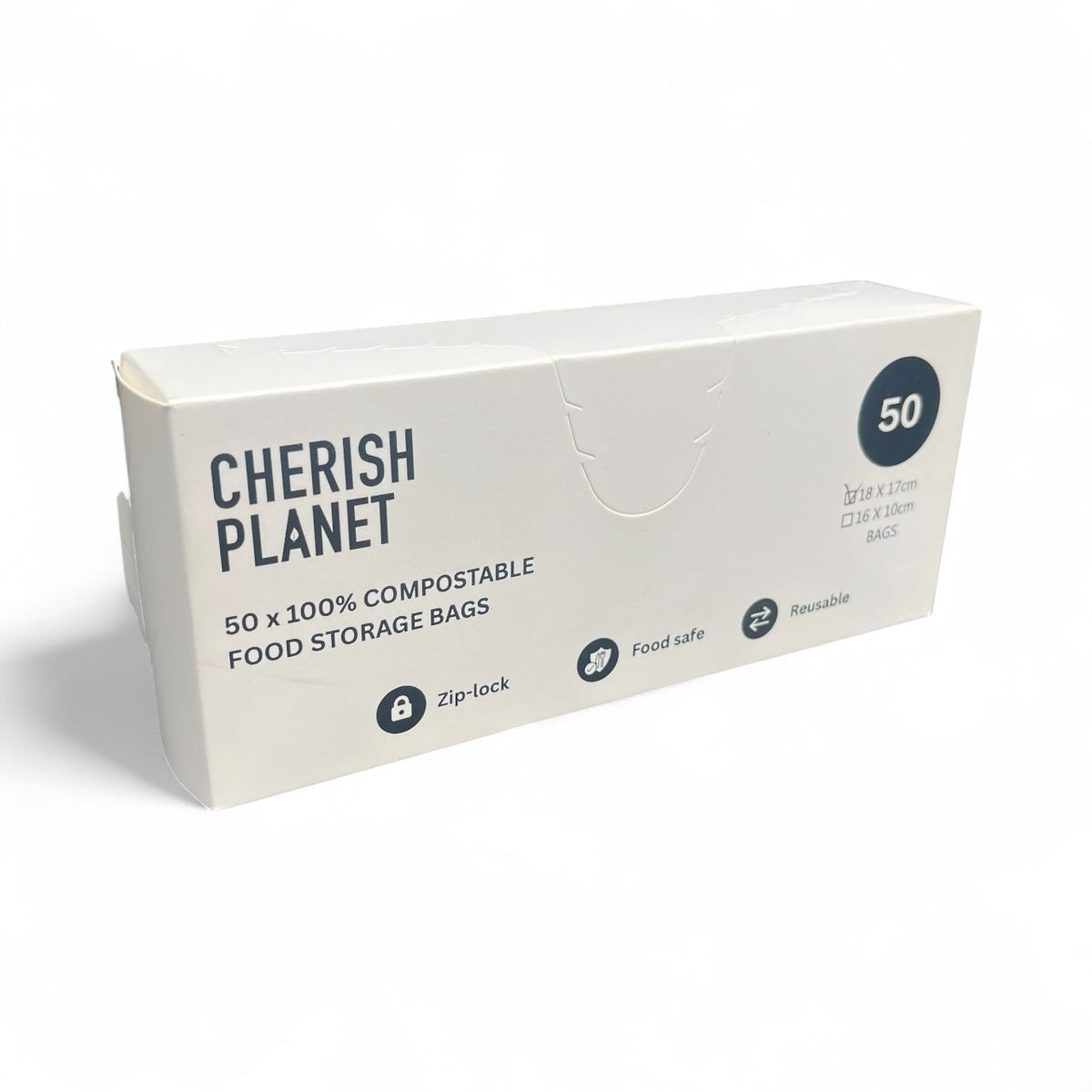 Cherish Planet Reusable Sandwich Bags for Lunch box Small & Medium available - 50 Pack - Leakproof Food Storage - Cherish Home
