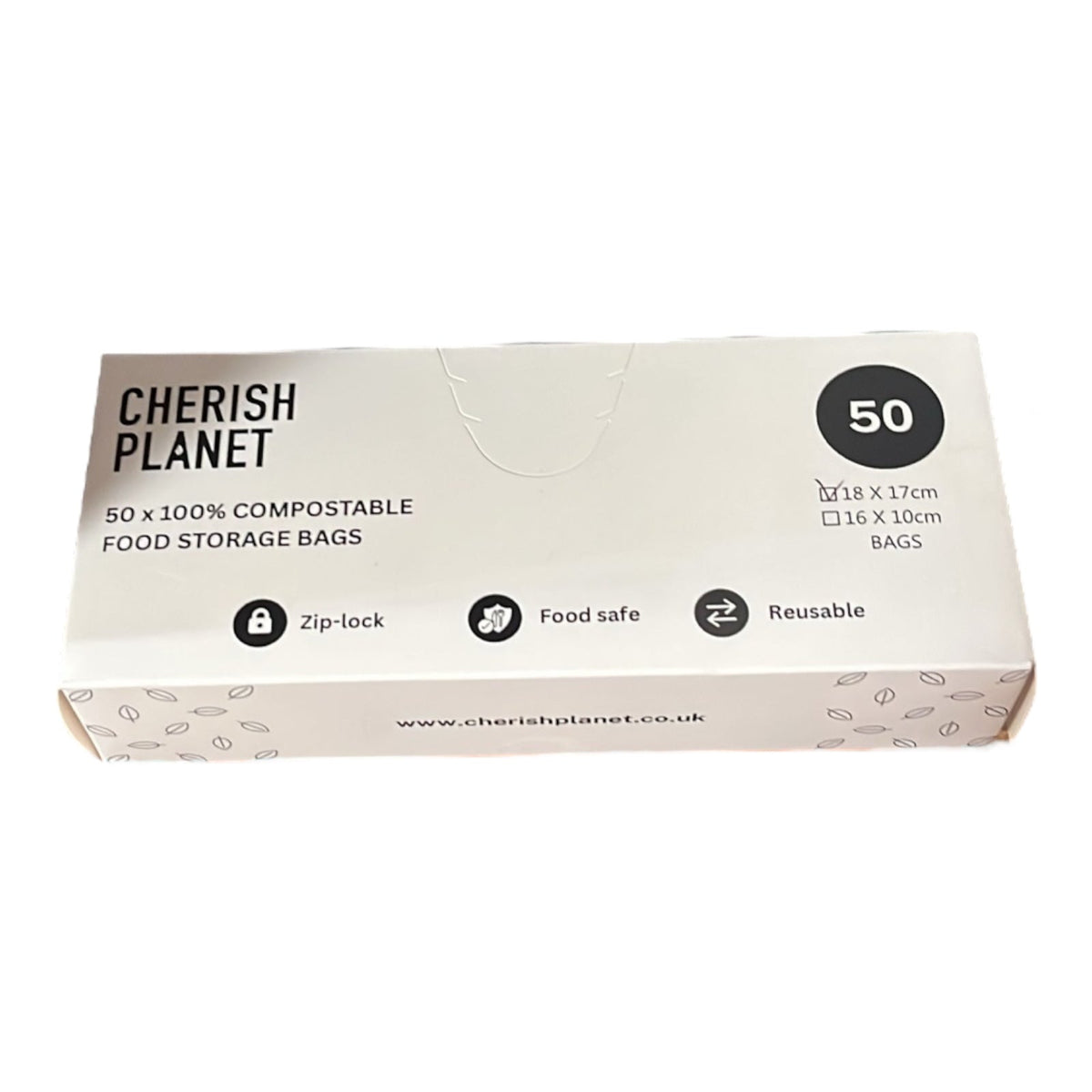 Cherish Planet Reusable Sandwich Bags for Lunch box Small & Medium available - 50 Pack - Leakproof Food Storage - Cherish Home