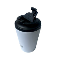 Cherish Planet White Coffee Mug 360ml - Portable Stainless Steel 12oz Coffee Cup for Home & Office - Cherish Home
