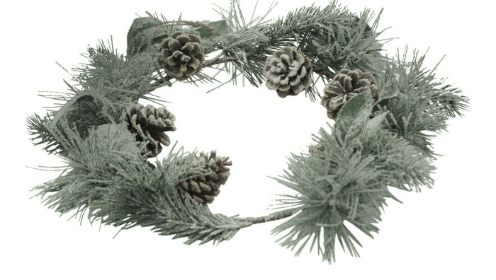 Christmas Door Wreath Ring Traditional Festive Winter Acorn Hanging Decoration - Cherish Home