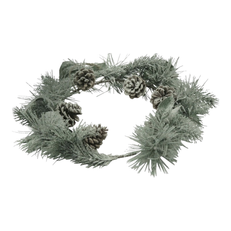 Christmas Door Wreath Ring Traditional Festive Winter Acorn Hanging Decoration - Cherish Home