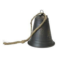 Christmas Hanging Bell - Tree Design, on Rope LARGE BELL 20cm - Cherish Home