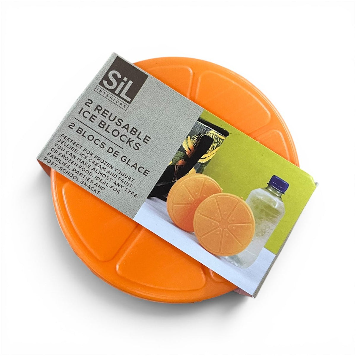 Citrus Zest Reusable Ice Blocks (Pack of 2) Summer picnic essential - Cherish Home