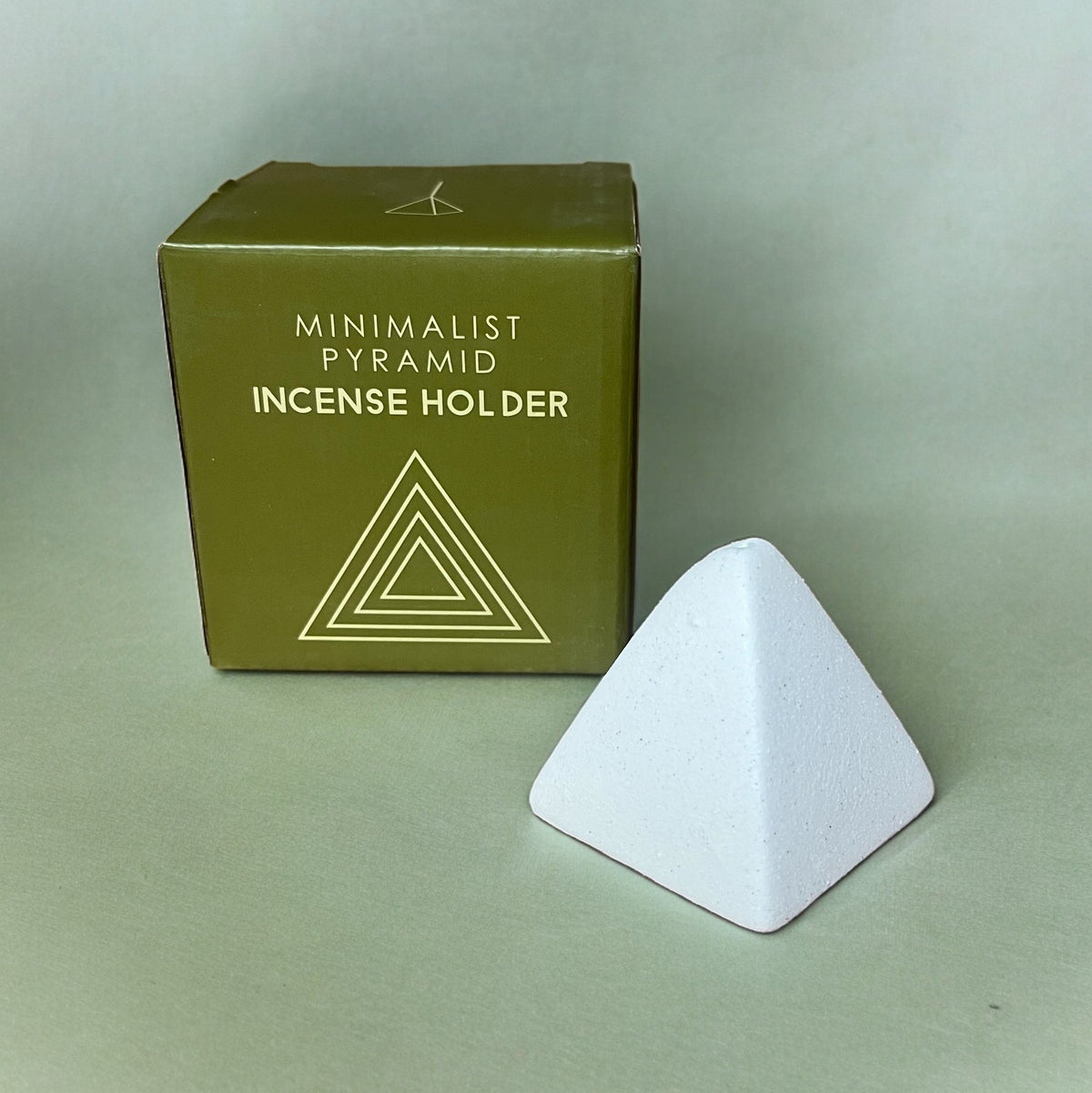 Cream Speckle Pyramid Incense Holder - Cherish Home