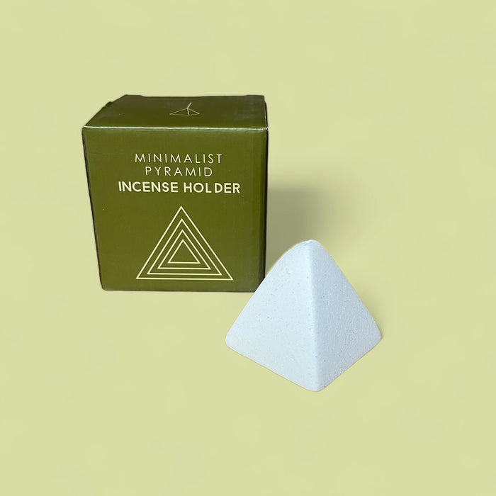 Cream Speckle Pyramid Incense Holder - Cherish Home