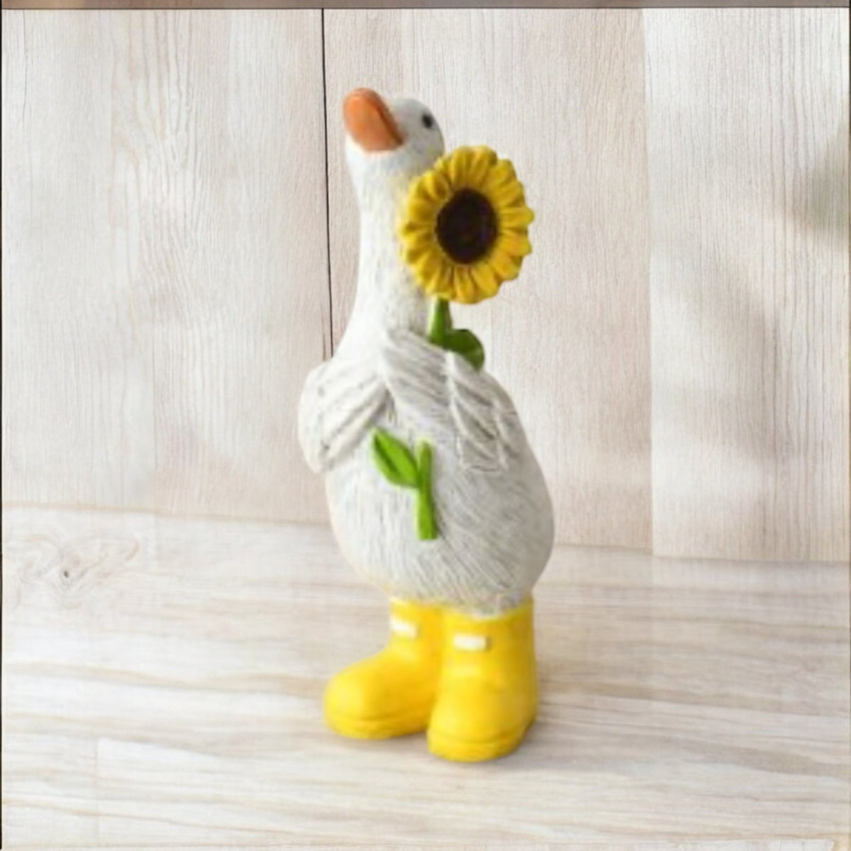 Daisy & Sunny Duck Ornaments with Wellies Daisy Sunflower Ducks 12cm - Cherish Home