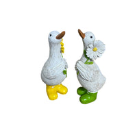 Daisy & Sunny Duck Ornaments with Wellies Daisy Sunflower Ducks 12cm - Cherish Home