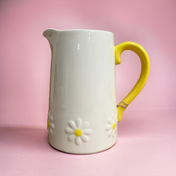 Daisy Themed Ceramic Jug - Cherish Home