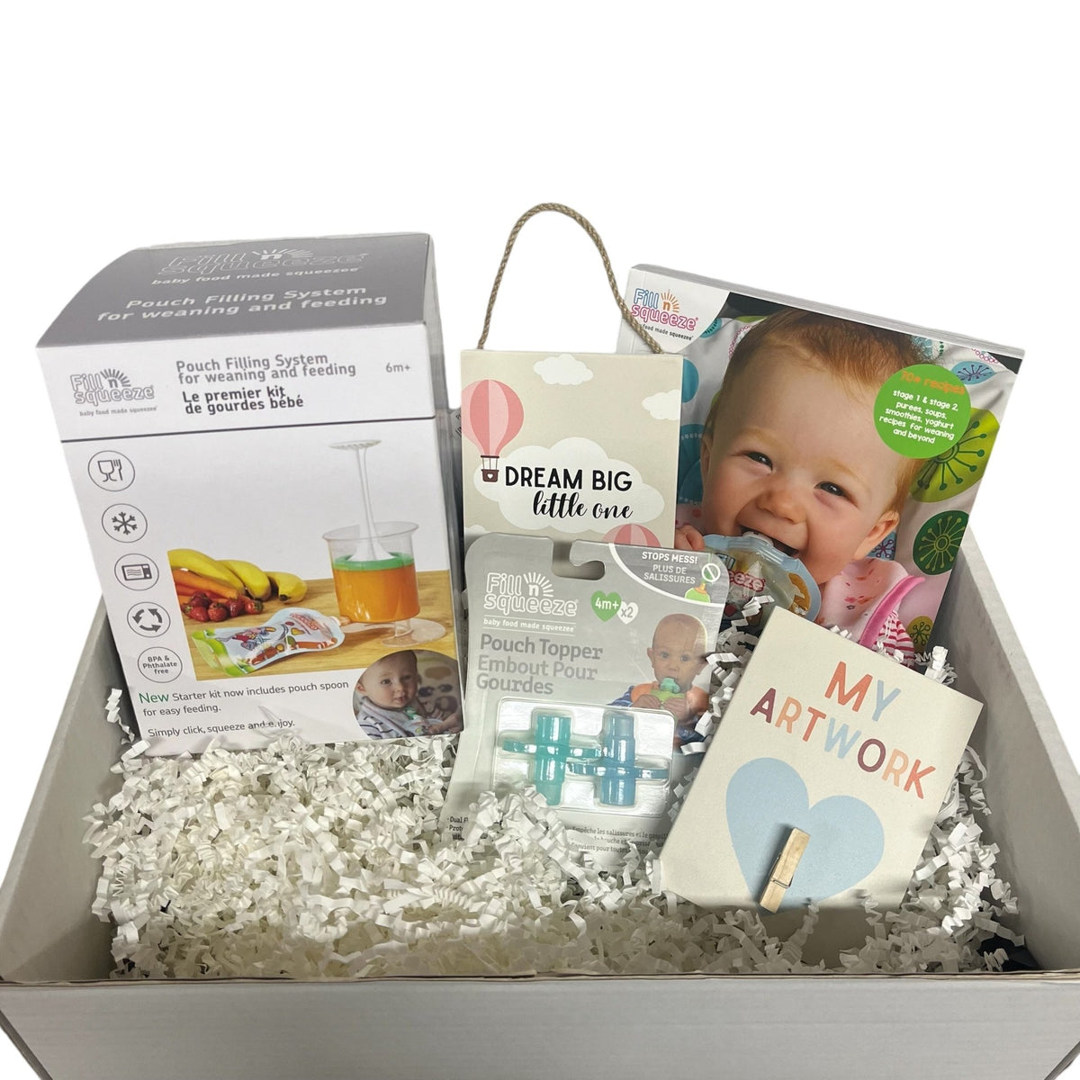 Dream Big Artwork New Parent Gift Box Baby Shower Gift - Cherish Home