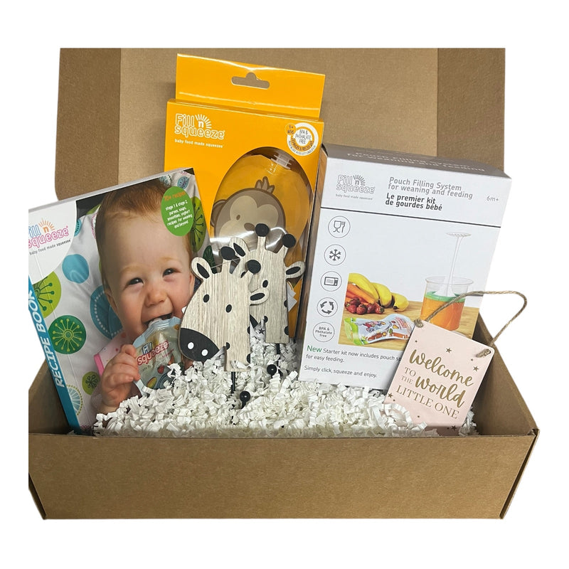 Dream Big Pouch Maker Giraffe New Parent Gift Box Baby Shower Gift - Cherish Home