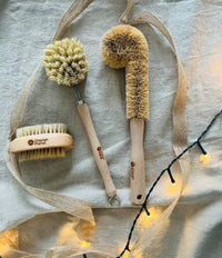 Eco - friendly Bamboo Cleaning Brush Set - Cherish Home