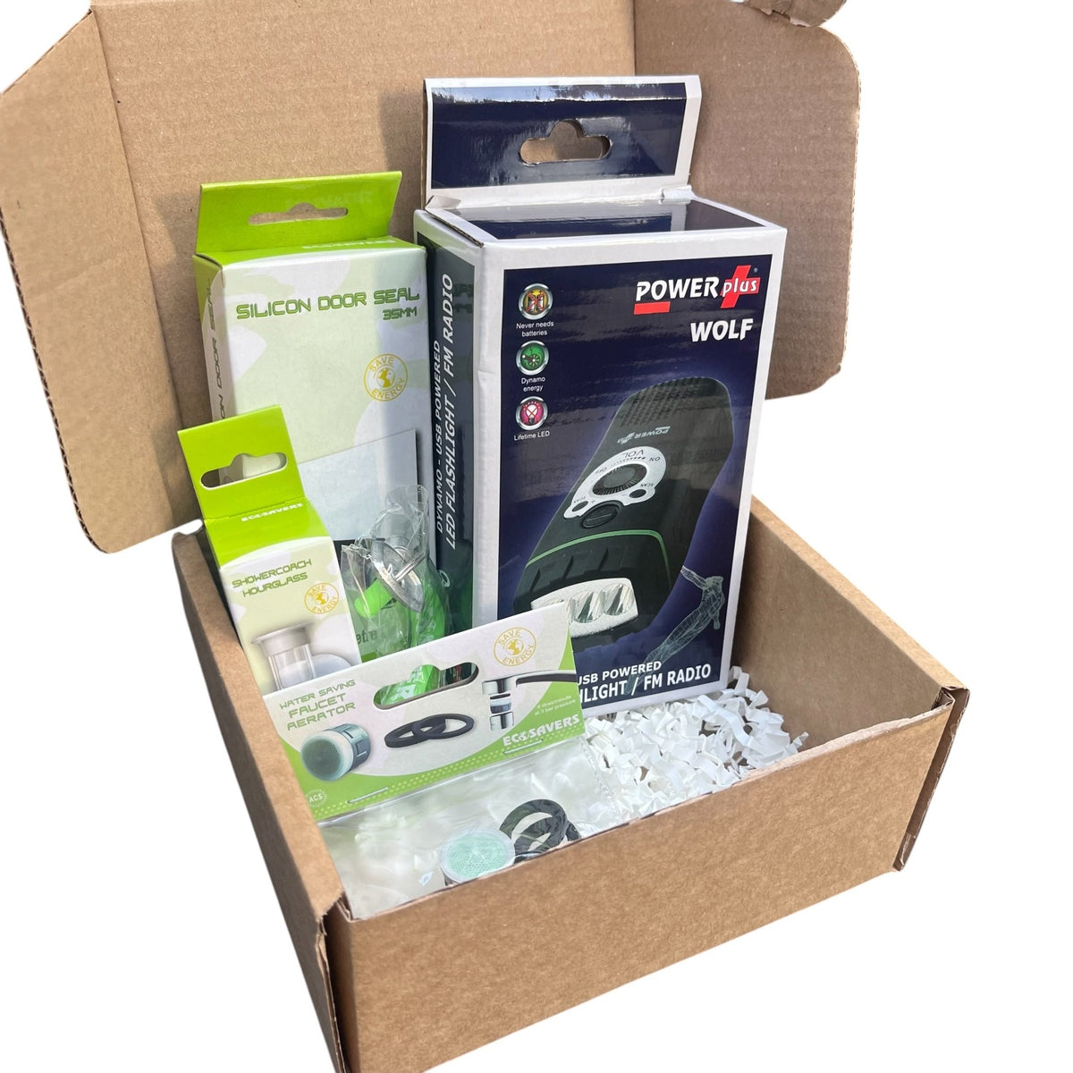Essential Home Efficiency Compact Kit: Heat, Water, and Light Savings - Cherish Home
