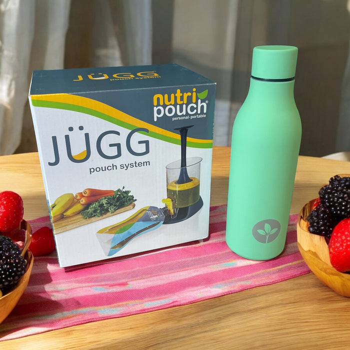 Fitness Essentials Bundle: Nutri Pouch Starter Kit & Cherish Planet Water Bottle - Cherish Home
