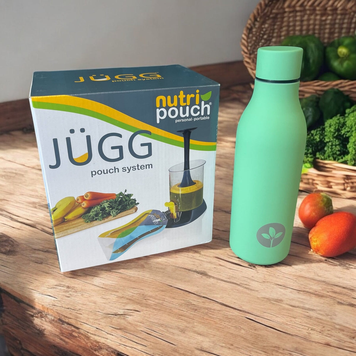 Fitness Essentials Bundle: Nutri Pouch Starter Kit & Cherish Planet Water Bottle - Cherish Home