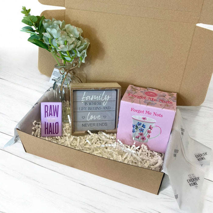 Floral Mug Gift Set - Beautiful Flower Themed Tea Cup & homeware Gift Box - Cherish Home