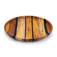 Handmade Upcycled Wood Fruit Bowl - Unique End Grain Design, Sustainable Kitchen & Dining Decor (Available in 2 Patterns & Sizes) - Cherish Home