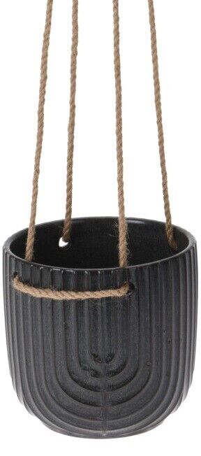 Hanging Flower Pot Green Rippled 60cm Hanging Planter - Cherish Home