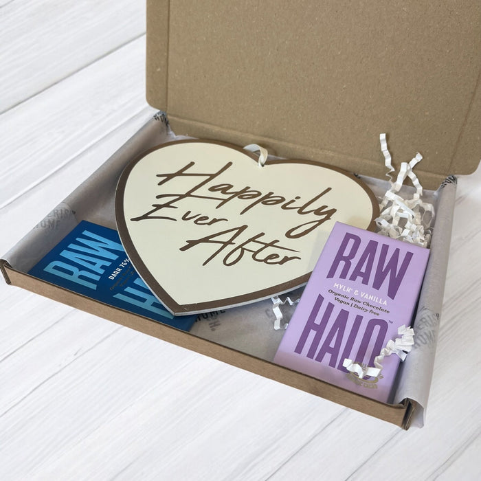 "Happily Ever After" Vegan Chocolate & Keepsake Letterbox Gift - Cherish Home
