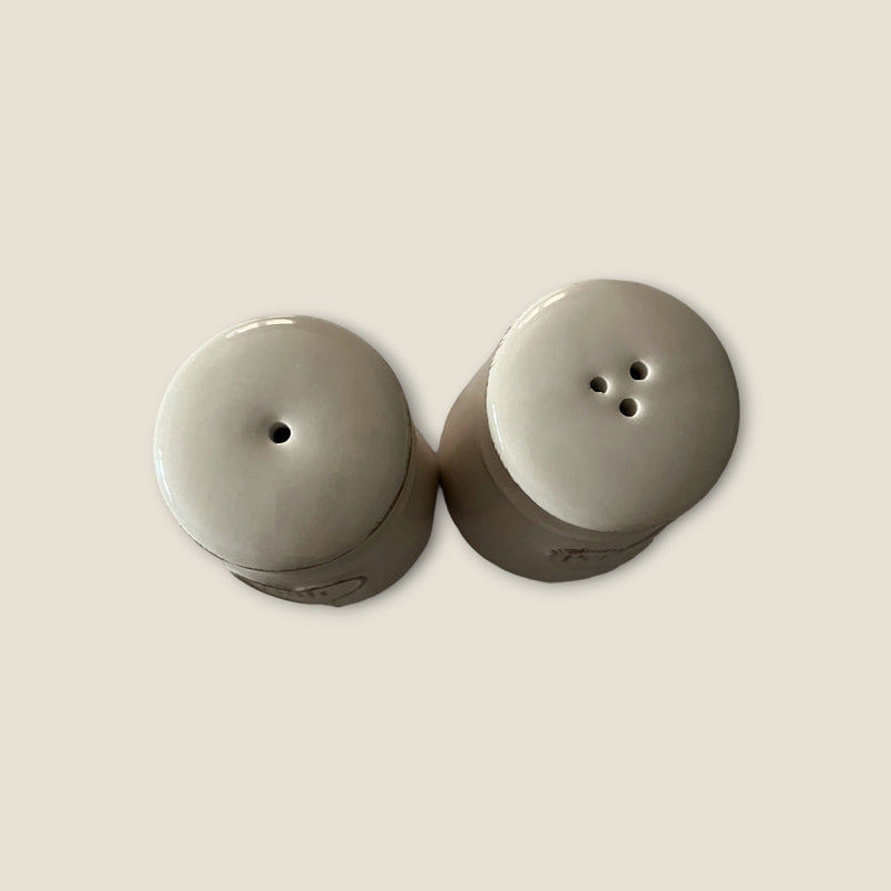 Heart Embossed Salt & Pepper Pots & Utensil Pot - Cherish Home