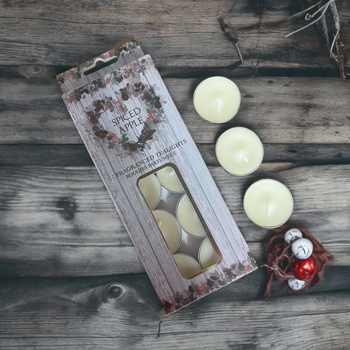 Heart Wreath Tealights - Spiced Apple - Cherish Home