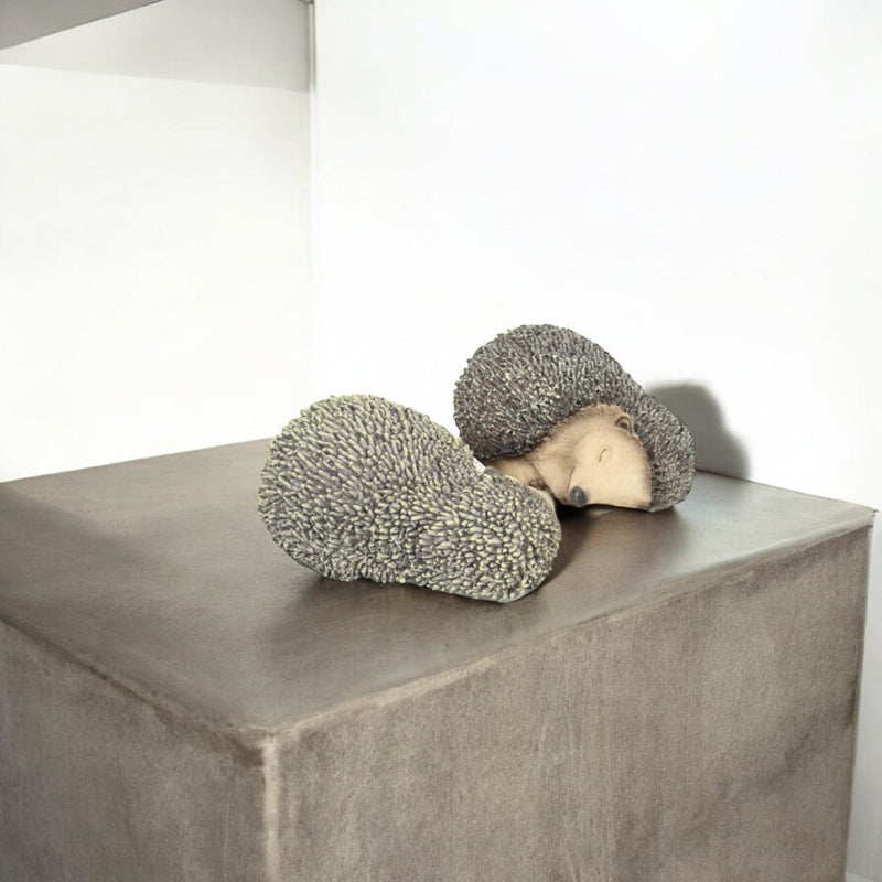 Hedgehog Garden Ornament Statue - Outdoor Indoor Decoration For Lawn Porch Patio - Cherish Home