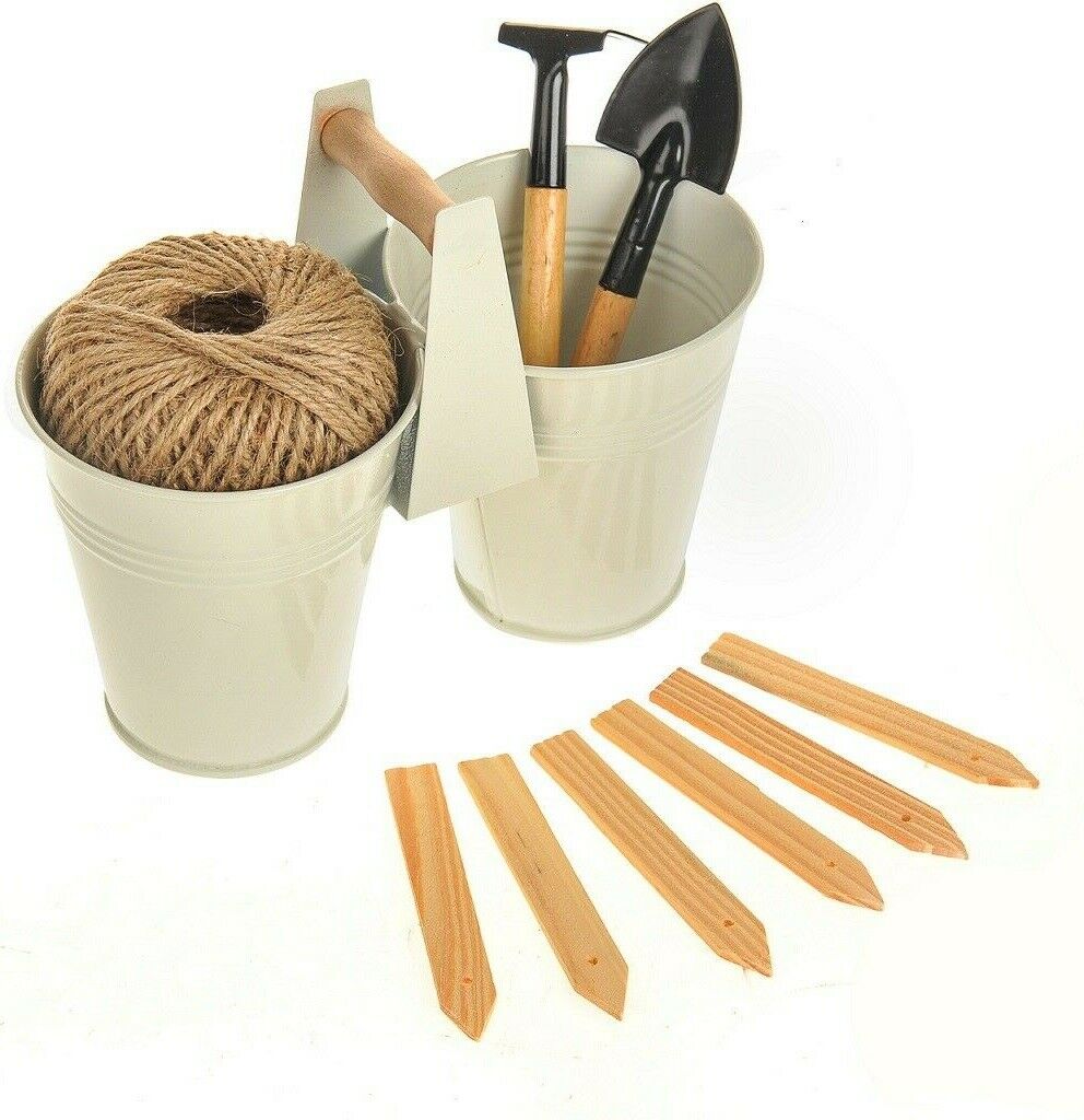 Home Growing Planting Kit Herb Planting Double Pot Miniature Tools Nursery Pot - Cherish Home