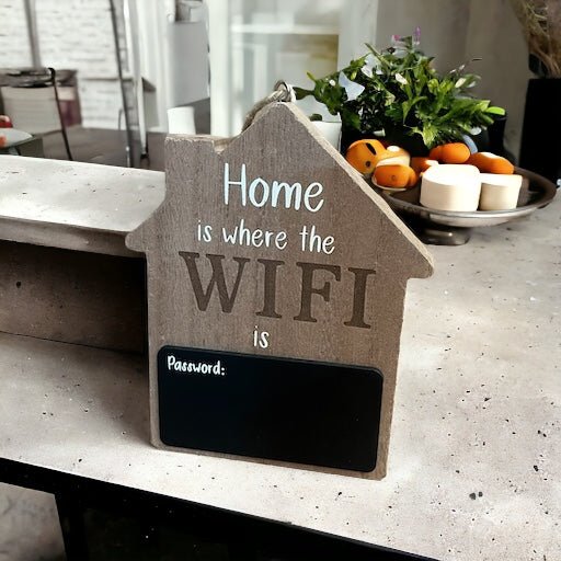 House Shape Wifi Sign - Cherish Home