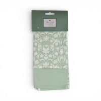 Jeff Banks Jacquard Sage Green Tea Towels & Coasters Bundle Set - Cherish Home