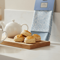 Jeff Banks Leafy Trellis Blue Tea Towels & Coasters Bundle Set - Cherish Home