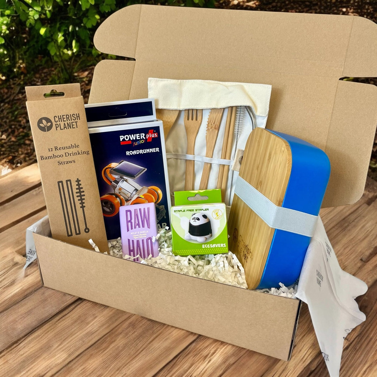 Kids Eco - Friendly Lunch Box & Accessories - Sustainable School Lunch Present for Boys & Girls - Cherish Home