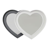 Large Grey or White Blossom Heart Mirror - Cherish Home