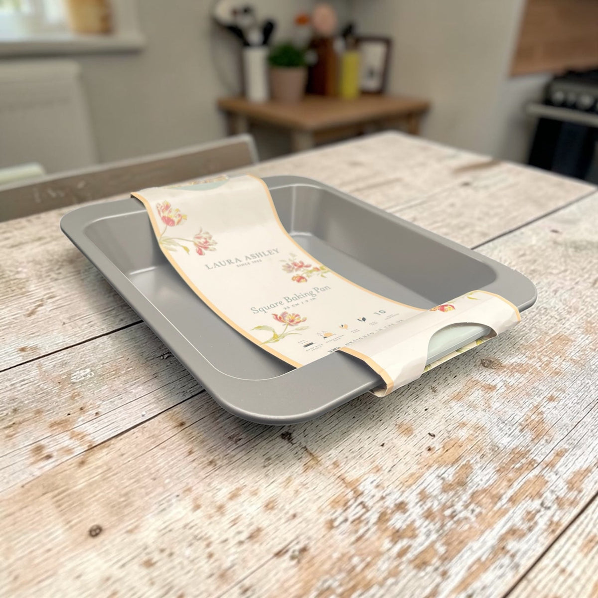 Laura Ashley 23cm (9") Non - Stick Square Cake Pan - Cherish Home
