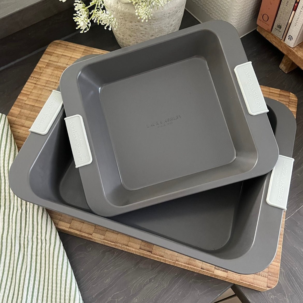 Laura Ashley 23cm (9") Non-Stick Square Cake Pan - Cherish Home