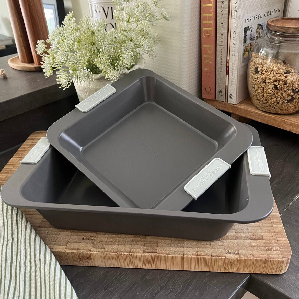Laura Ashley 23cm (9") Non-Stick Square Cake Pan - Cherish Home