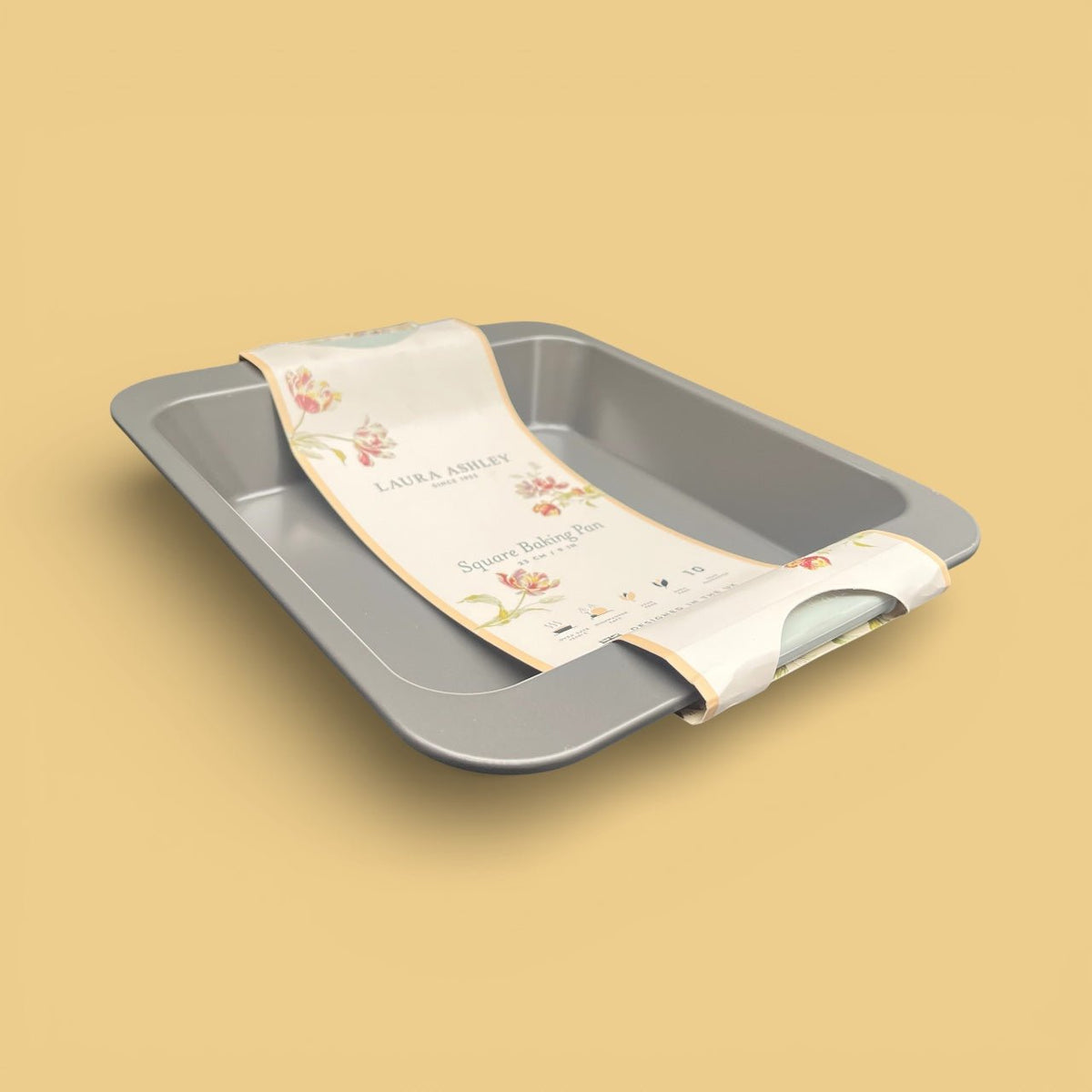 Laura Ashley 23cm (9") Non - Stick Square Cake Pan - Cherish Home