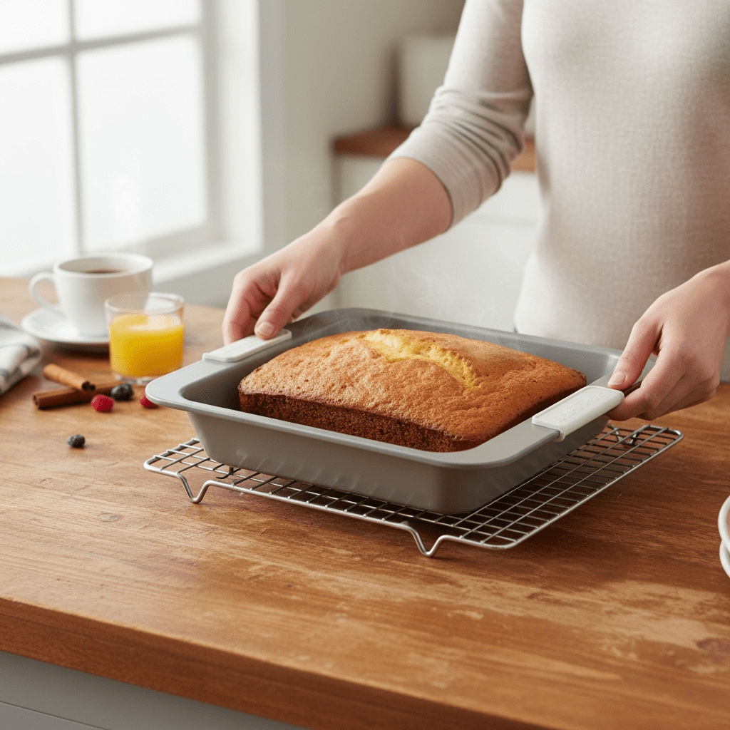 Laura Ashley 23cm (9") Non - Stick Square Cake Pan - Cherish Home