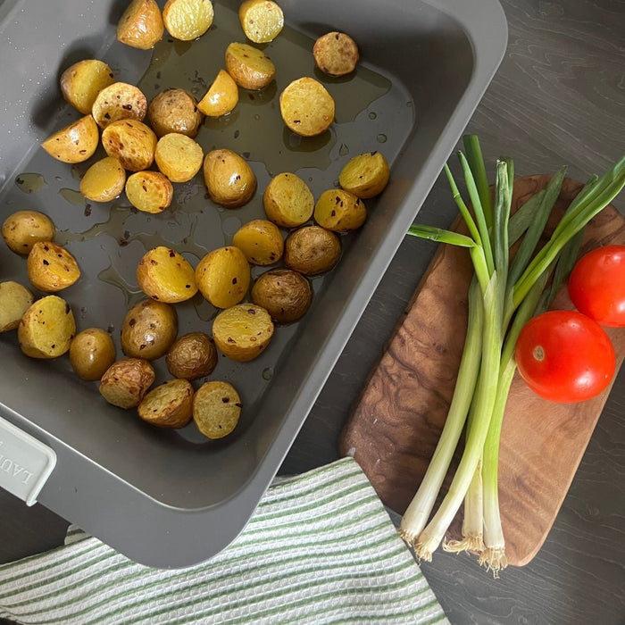 Laura Ashley 38cm (15") Oblong Roasting Pan - Cherish Home